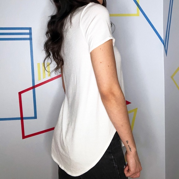 Wilfred Free White Knit Tee - Picture 3 of 4